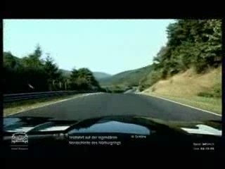 mercedes SLR on Nurburgring