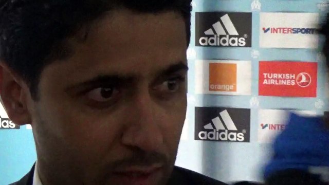 Réaction de Nasser AL KHELAIFI en zone mixte après OM-PSG (2-3)