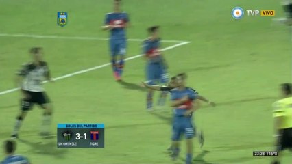 San Martin 3 Tigre 1 - Primera Division 2015 - Fecha 8