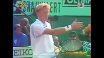 Part 2 Boris Becker vs Stefan Edberg French Open 1989 Semi final Highlights