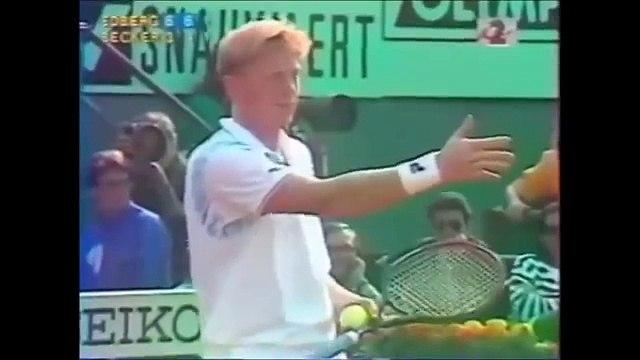 Part 2 Boris Becker vs Stefan Edberg French Open 1989 Semi final Highlights