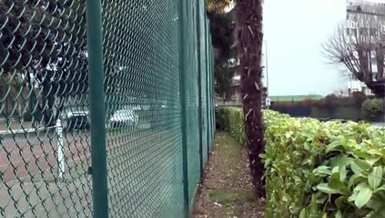 PAU - 4 AVRIL 2015 - LES TRAVAUX DU JEU DE PAUME AU DÉBUT DU MOIS D'AVRIL.