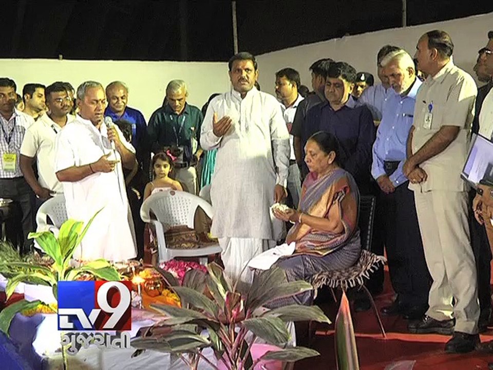 CM Anandiben Patel lays foundation stone of ten...