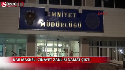 Download Video: Kar maskeli cinayet zanlısı damat çıktı