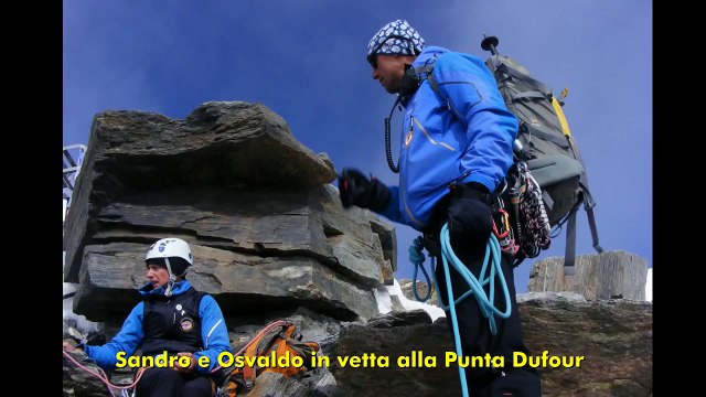 Punta Dufour m. 4637 (cresta Rey) - (Alpi Pennine - Gruppo del Monte Rosa)