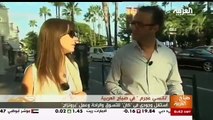 Nancy Ajram Exclusive Interview / Cannes / France / Al Arabiya News Channel