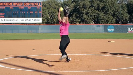 Softball pitching tips with Amanda Scarborough