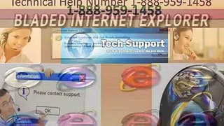 1-888-959-1458 Internet Explorer not responding-loading pages-opening