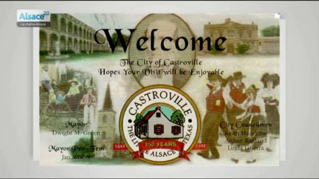 Castroville, village texan, soutient les Alsaciens Réunis