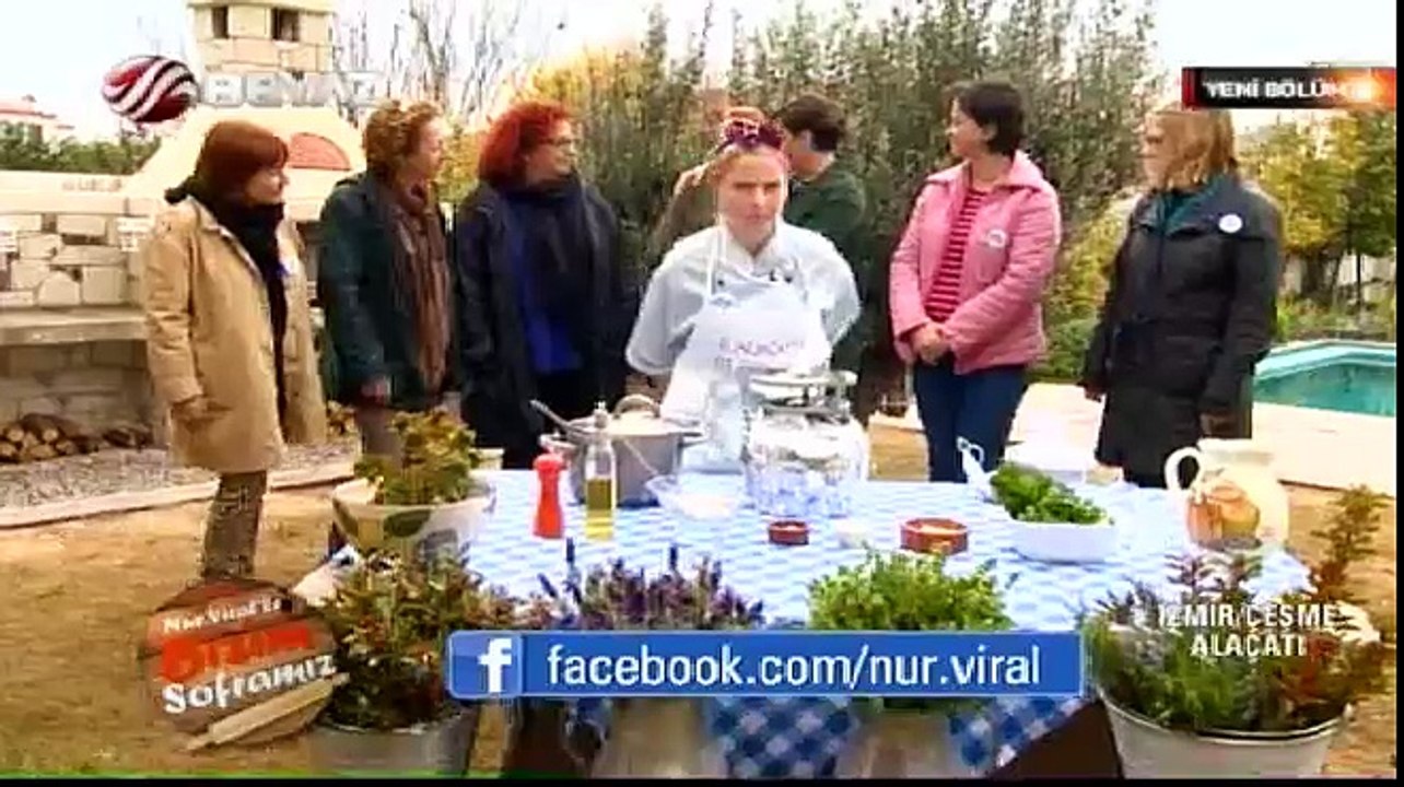 Nur Viral ile Bizim Soframız 06.04.2015 İzmir/Çeşme Alaçatı