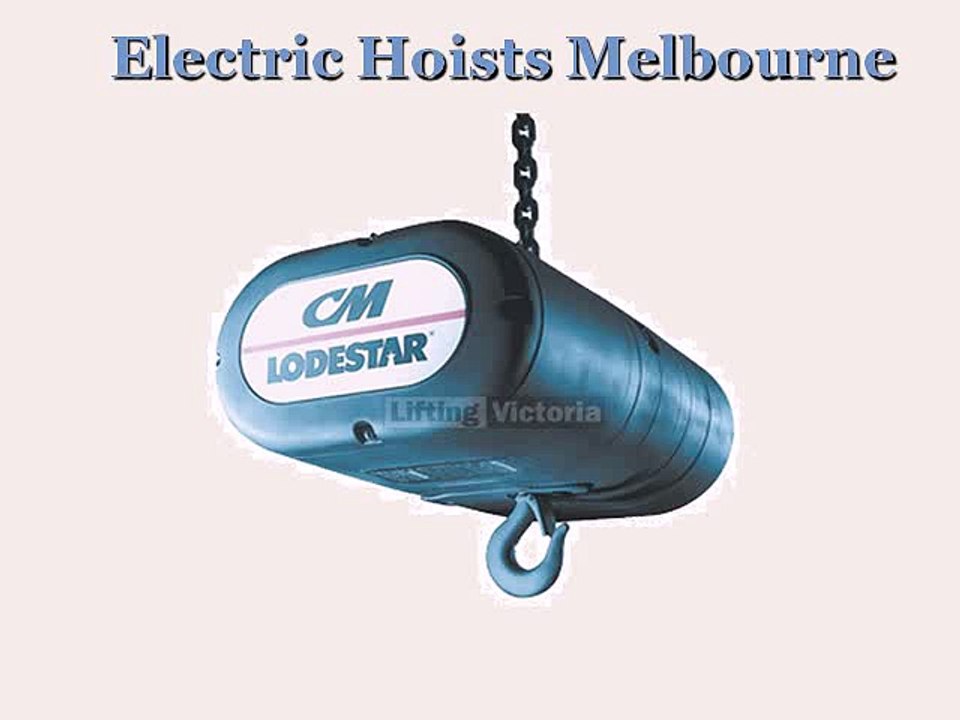 Electric Hoists Melbourne