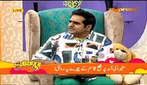 Sheikh Qasim Doing Vulgar Talk With Mathira In Live Show