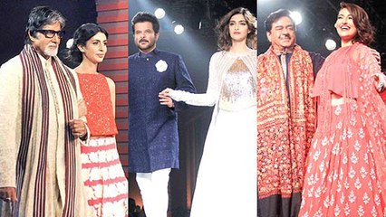 Sonam Kapoor Sonakshi Sinha & Celebs Scorch The Ramp At Mijwan 2015