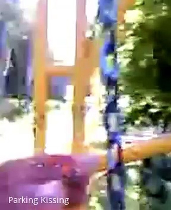 Hot Indian Couple Kissing In Park In Delhi Public Area