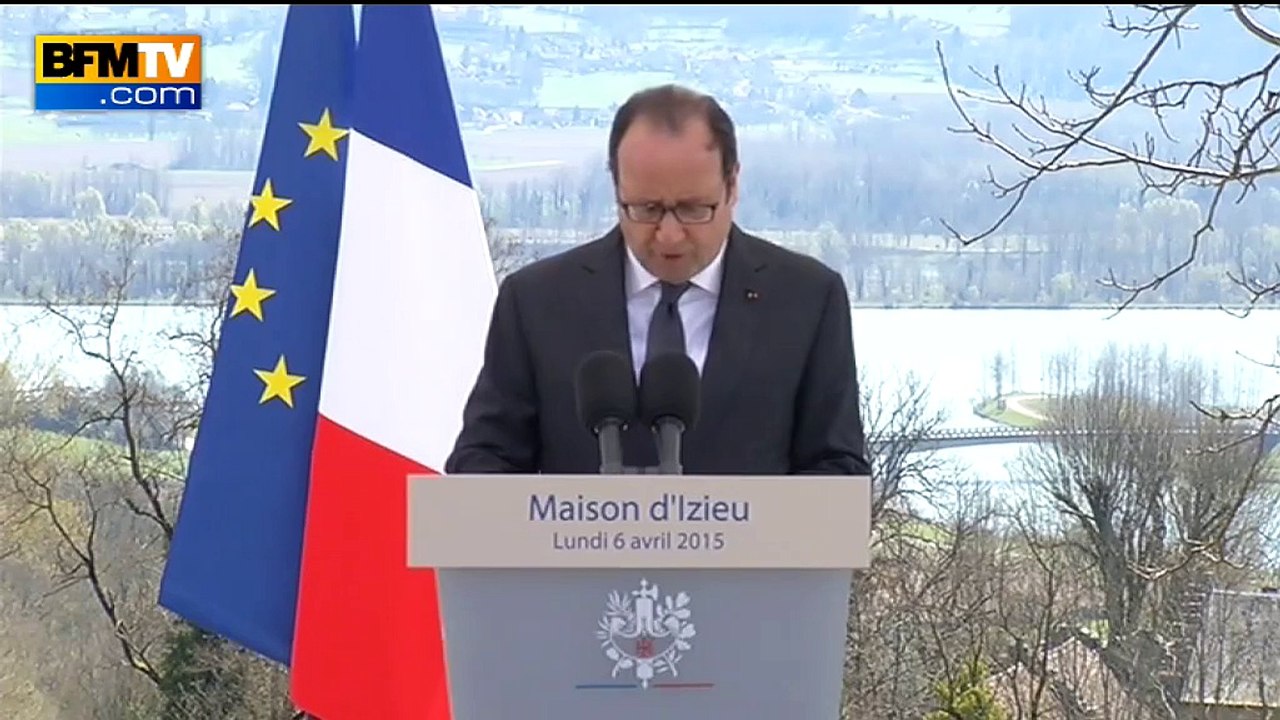 Hollande à Izieu: "le repli et l'isolement sont des poisons mortels pour une nation"