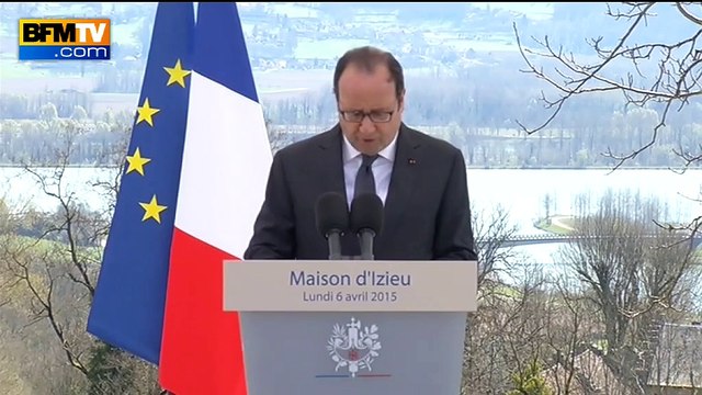 Hollande à Izieu: le repli et l'isolement sont des poisons mortels pour une nation