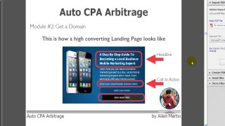 Auto Cpa Arbitrage Review-Auto Cpa Arbitrage wso walktrough