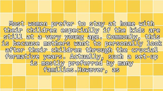 Work From Home Opportunities For The Good Moms