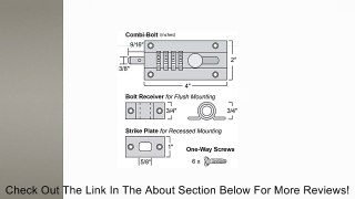 Combi-Bolt CB2000-BLACK Sliding Bolt Lock Review