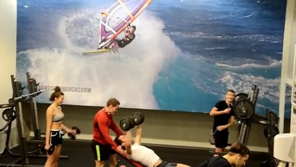Would You Spot Him_ Gym Prank