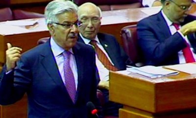 Khawaja Asif hits out at PTI