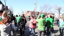 Kansas City Police Officers Perform Electric Slide At Flash Mob