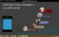 Ultimate voice changer for adnroid with serial  key