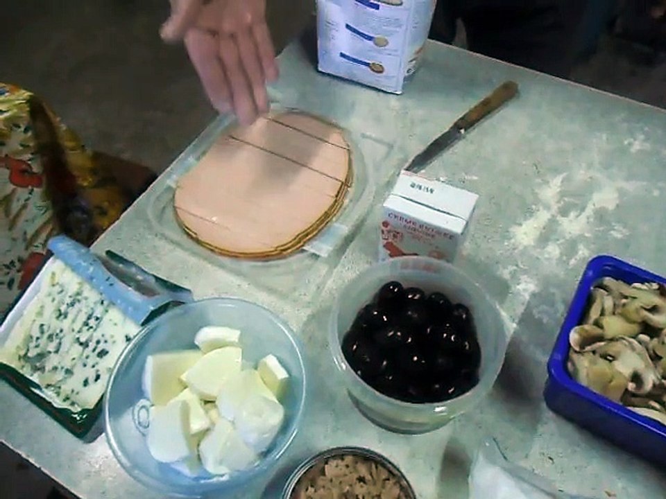 Pizza Jambon, Champignons, Fromage