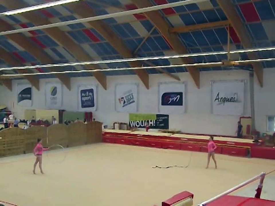 gymnastique zone 2015 championne de zone df2 toute categorie cerceau ruban