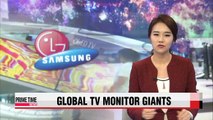 LG, Samsung dominate global TV monitor market