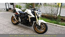 TERNI, NARNI   SUZUKI  GSR 750 TIPO VEICOLO NAKED CC 750