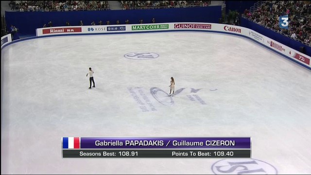 ChM 2015 Patinage artistique - libre danse (les 4 meilleurs dont Papadakis-Cizeron)