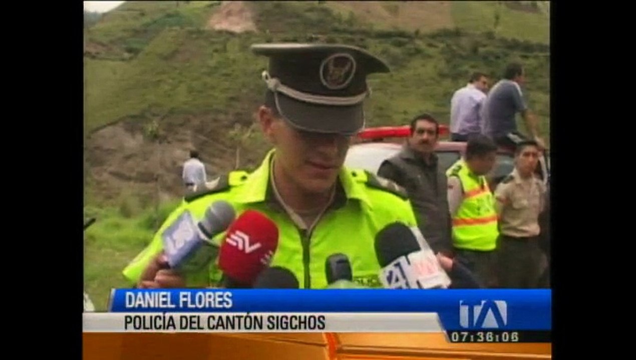 Cinco personas mueren en un accidente de tránsito en Cotopaxi