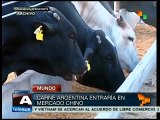 Argentina negocia con China para exportar carne