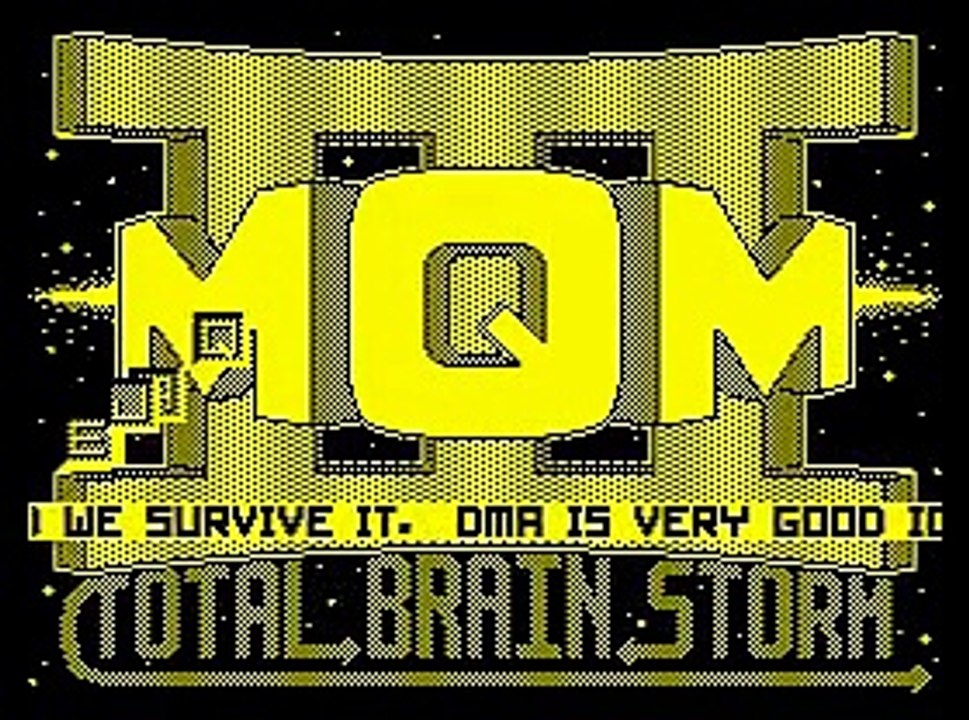 MQM Demo III: Total Brain Storm (1992) (ZX Spectrum 128k music demo)