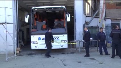 Saldırıya Uğrayan Fenerbahçe Otobüsünde İnceleme