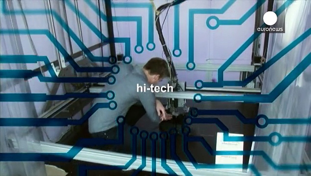 Ein Haus aus dem 3-D-Drucker