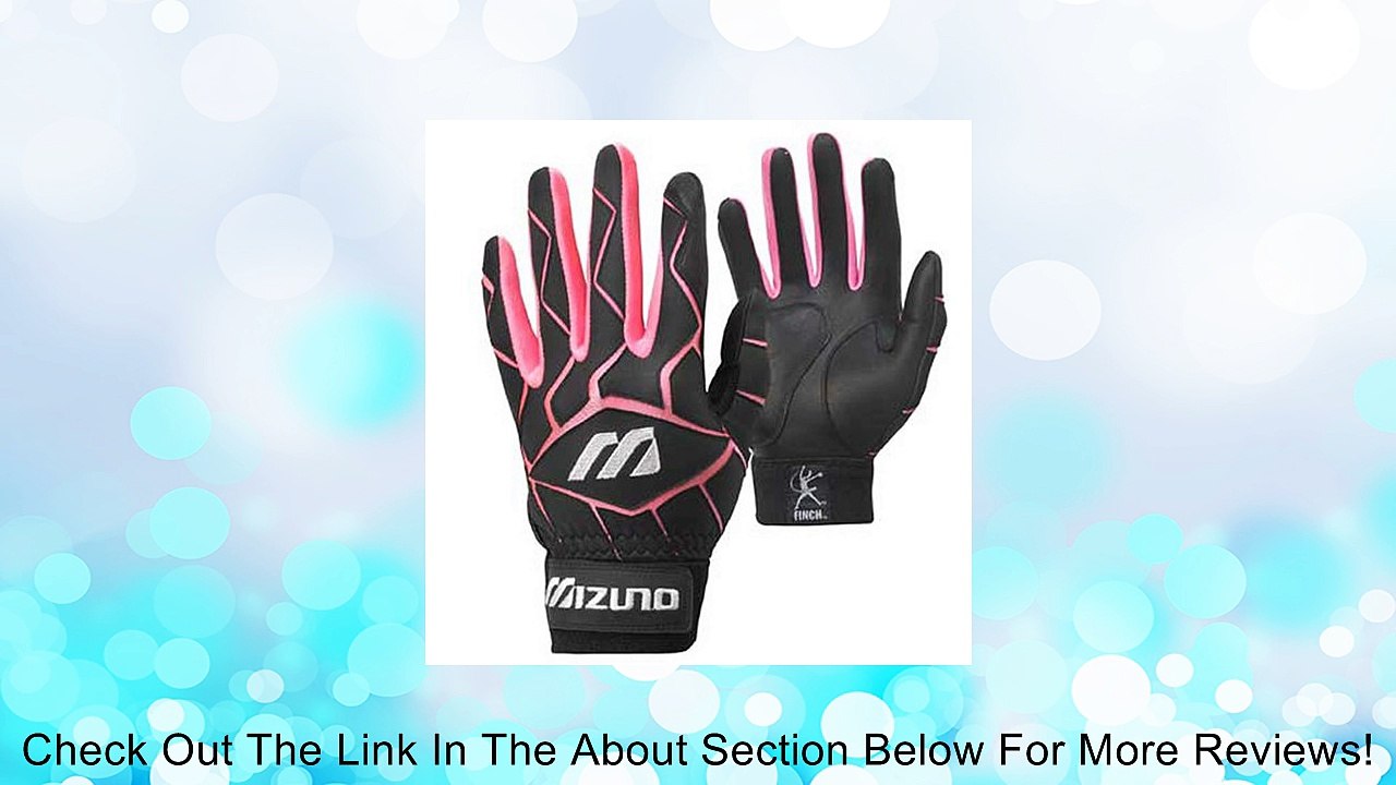 Mizuno Finch Premier Youth Batting Glove (Black/Pink, X-Small) Review
