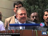 Dunya News - Sharjeel Memon advises MQM, PTI to talk politely