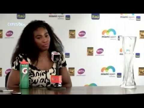 Tenis: Serena Williams apabulla a Carla Suárez y logra su octavo título en Miami