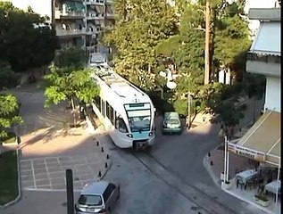 Metric gauge Stadler Railbus at Loutraki pt2