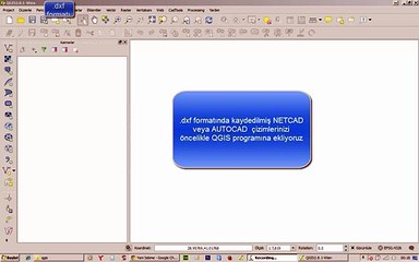 QGIS ile netcad ve autocad çizimleri shape e nasıl dönüştürülür?