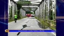 Mira cómo quedó el puente Boconó después de la fuerte crecida del río