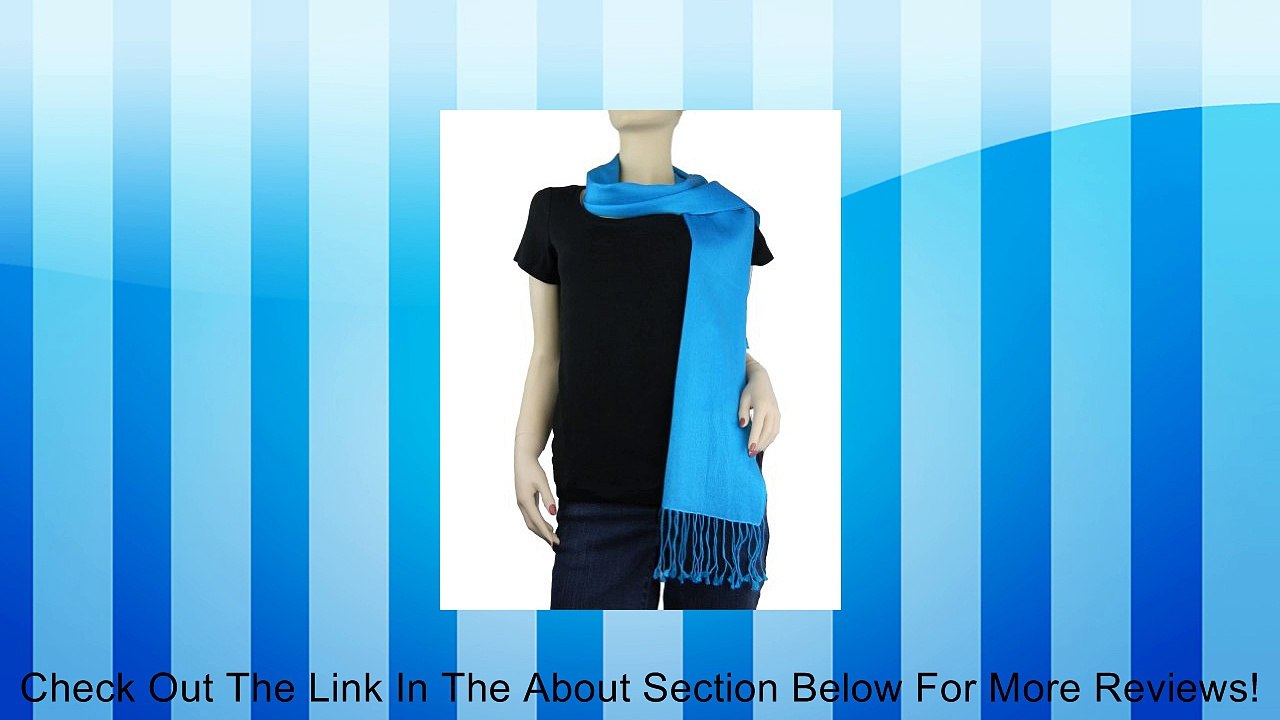 Pashmina/Silk Scarf Peacock Blue Review