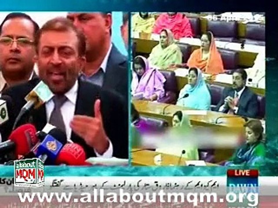 MQM opposes PTI’s return to NA: Media talk outside the Parliament