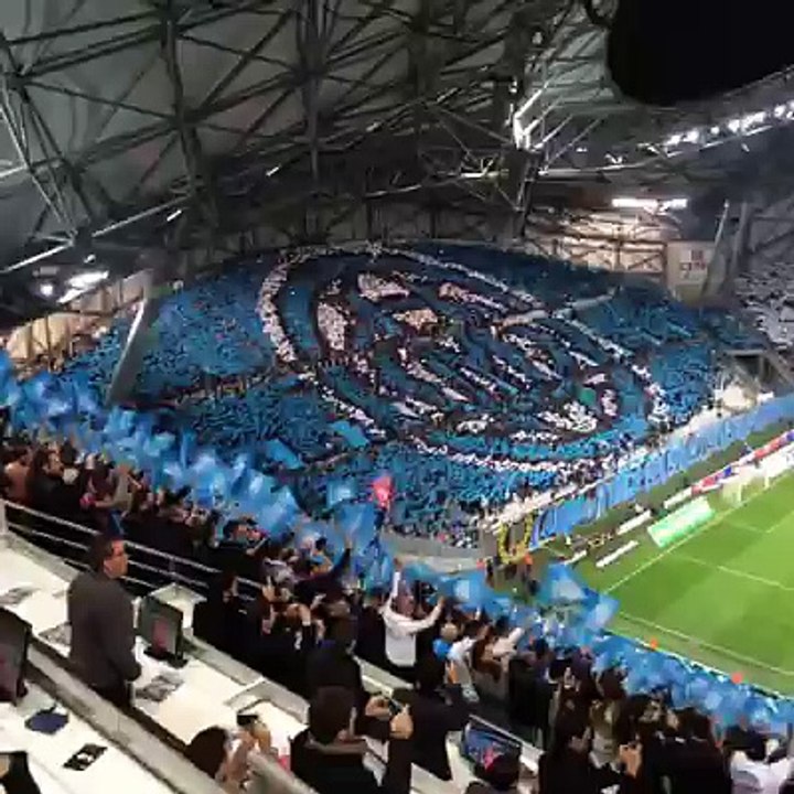 Le magnifique Tifo de l'OM !