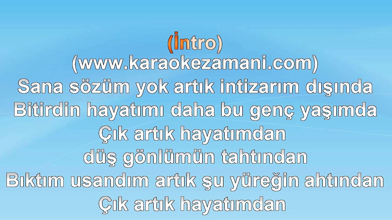 Berdan Mardini - Gözlerine - 2004 TÜRKÇE KARAOKE