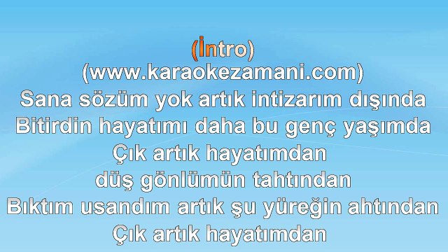 Berdan Mardini - Gözlerine - 2004 TÜRKÇE KARAOKE