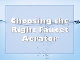 Finding the Right Faucet Aerator