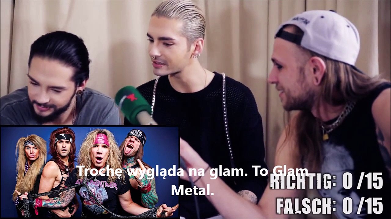 Tokio Hotel @Berlin Metal TV (2015) - quiz napisy PL